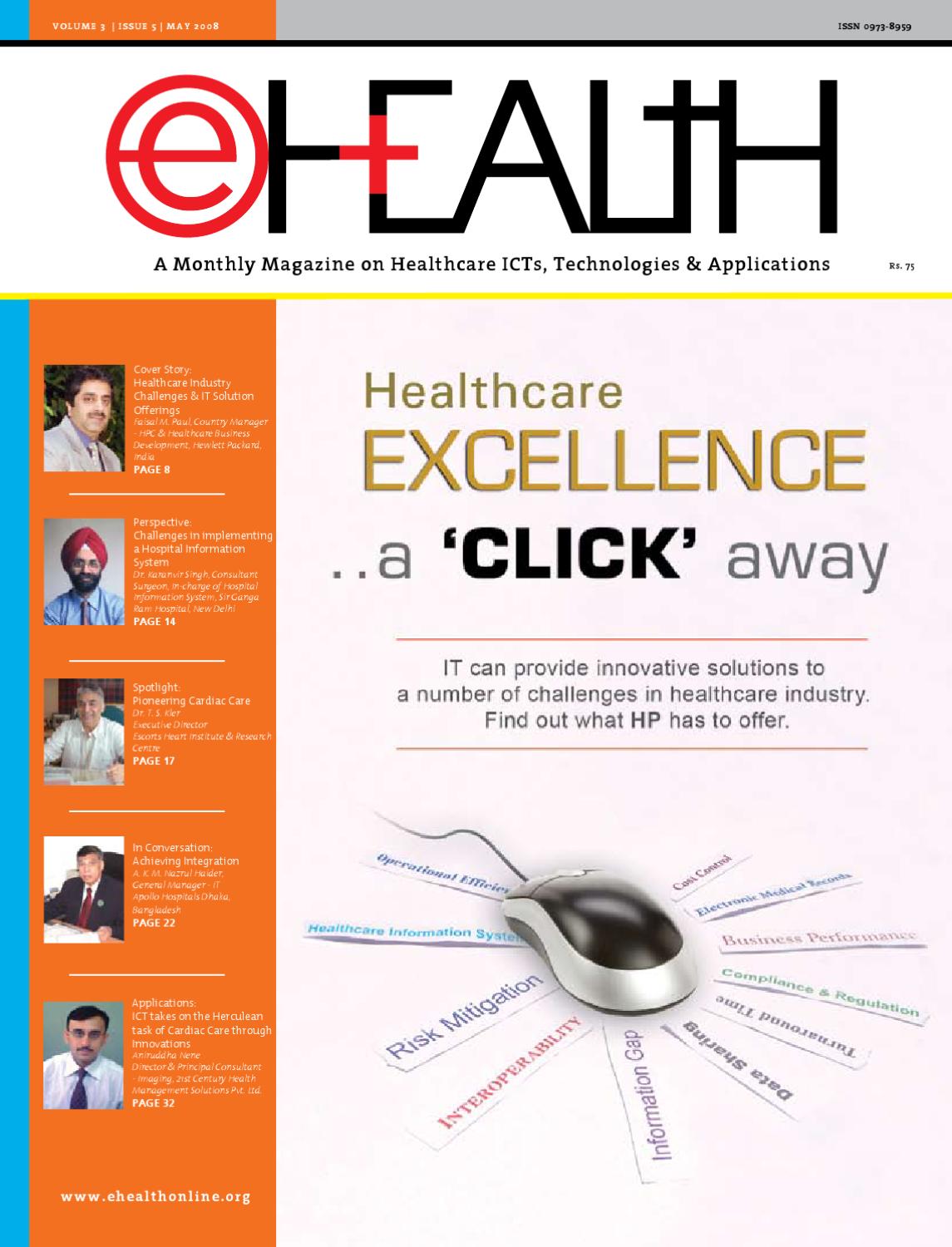 Healthcare Industry Challenges & IT Solution Offerings : Faisal M. Paul, Country Manager – HPC & Healthcare Business Development, Hewlett Packard India (Sales) Pvt. Ltd.