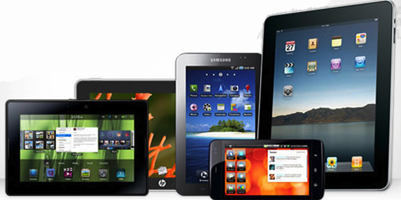 smart phones and tablets