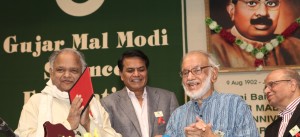 Dr Sharma, Mr S K Modi and Prof MGK Menon