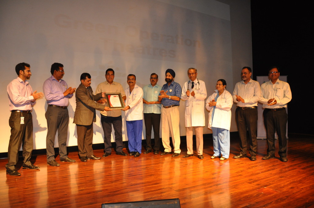 Asian Institute of Medical Sciences awarded Green OT certificate