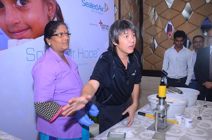 Soap Recycing workshop by Sealed Air  and Doctors for You 