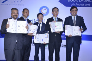 L-R  Vinod Juneja, Minoru Amano, Kenji Aya, Tadahiko Konoike, Bharat Kaushal