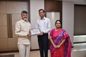 Andhra Pradesh CM applauds AMTZ CEO for ACCE award