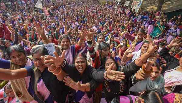 Andhra Pradesh CM Y S Jagan Mohan Reddy announces a hike in Asha Workers’ salaries