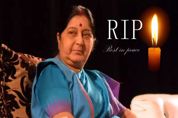 Sushma Swaraj passes away: leaders pay tribute, last rites to be performed at 3pm today