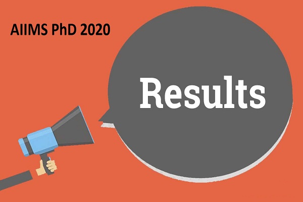 AIIMS PhD 2020 results declared; check details