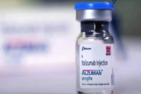 Biocon drug for COVID 19 ALZUMAb® (Itolizumab) to cost Rs 7,950 per vial