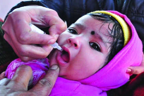 Polio immunisation drive rescheduled to 31st Jan