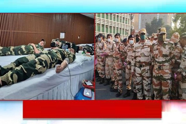 AIIMS Delhi organises blood donation camp; CAPF personnel make it a success