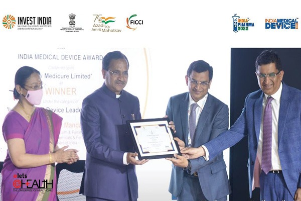 Polymed bags “India Medical Device Leader of the Year” award